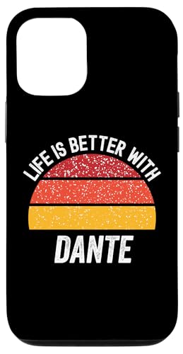 Hülle für iPhone 14 Das Leben ist besser mit Dante, Dante von Better With You Apparel