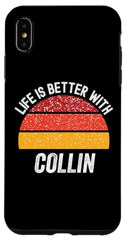 Hülle für iPhone XS Max Das Leben ist besser mit Collin, Collin von Better With You Apparel