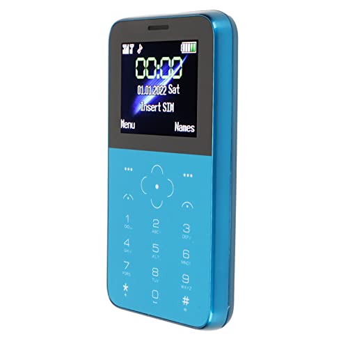Mini Card Phone Battery 800mAh 1.5 HD Digitalkamera SOYES S10P Mini Smartphone 5MP Rückfahrkamera (Blau) von Betued