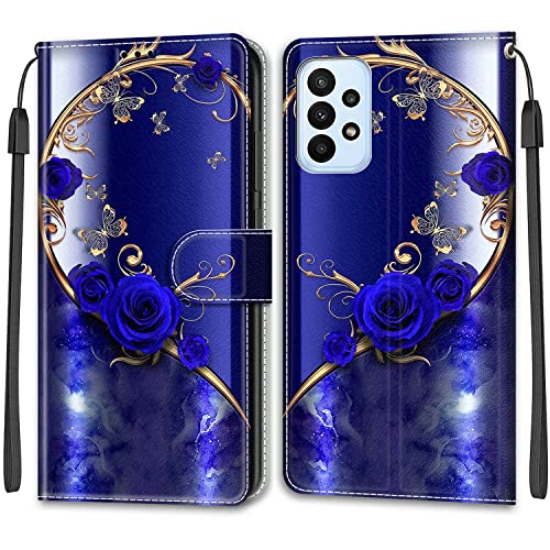 Betunistoy Handyhülle für Samsung Galaxy A23 5G Hülle, Galaxy A23 4G/F23 5G Hülle Wallet Leder Kartenfach Standfunktion Schutzhülle für Samsung A23 5G Hülle Flip Case Cover Klapphülle von Betunistoy