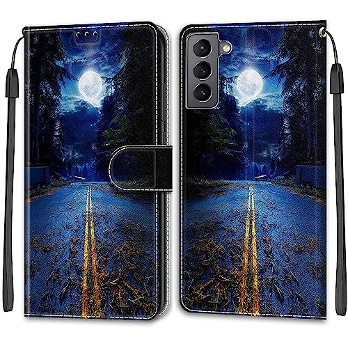 Handyhülle für Samsung Galaxy S22 Hülle Leder [Standfunktion] [Kartenfach] Klapphülle Flip Case Magnetisch Klapphülle Wallet Lederhülle Cover Klappbar Schutzhülle für Samsung S22 Hülle von Betunistoy