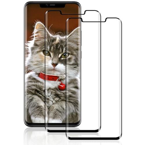 Beukei Panzer Schutz Glas für Huawei Mate 20 Pro, 2 Stück SchutzDisplayschutzn[Anti-Kratzen][Sans Bulless][Fingerabdruck kompatibel][9H Härte] Displayschutz von Beukei