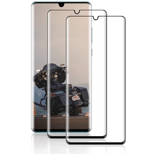 Beukei Panzer Schutz Glas für Huawei P30 Pro, 2 Stück Glasschutz[Anti-Kratzen][HD-Klar][Fingerabdruck kompatibel][9H Härte] folie von Beukei