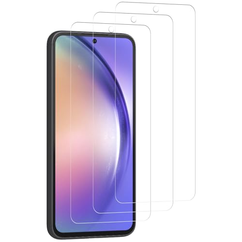 Beukei Panzer Schutz Glas für Samsung Galaxy A54, 3 Stück Handyfolie, [9H Härte][Blasenfrei][Anti-Kratzen][HD Klare] Glass von Beukei