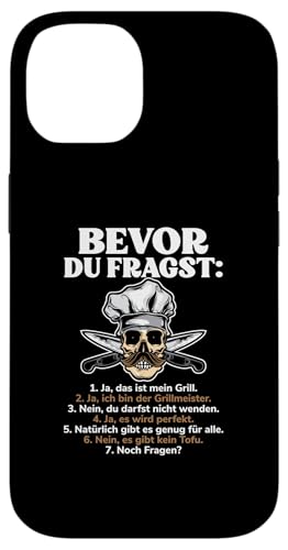 Hülle für iPhone 14 Bevor Du Fragst Grillmeister Lustiger BBQ Spruch Griller von Bevor Du Fragst Grillmeister BBQ Geschenke