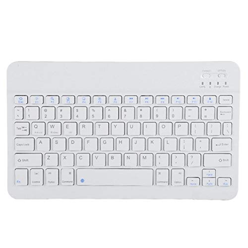 Bewinner Aluminium Alloy Tastatur, Wireless Keyboard 80 Tasten 10 Zoll Ultra Slim Bluetooth Tastatur Kompatibel mit Windows/Android/OS für Pad, Smart Phones, Tablets, PCs von Bewinner