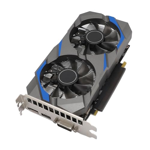 Bewinner GTX1050-Grafikkarte, 2 GB GDDR5 128-Bit-Gaming-Grafikkarte, Desktop-Computer-Grafikkarte mit Freeze-Lüfter, PCIE 3.0 16X, HDMI, DVI D, Displayport von Bewinner