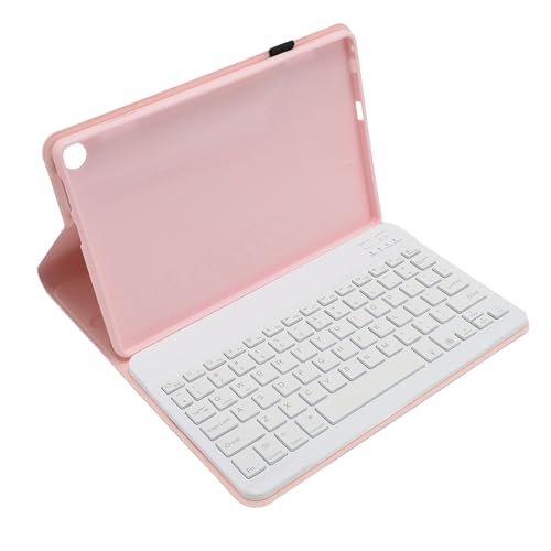 Bewinner Universelle Tablet-Hülle mit Tastatur für Tab M10 Gen 3 10,1 Zoll, Magnetisch Abnehmbare Bluetooth-Tastatur, PU-Leder-Reise-Tablet-Abdeckung (PINK) von Bewinner