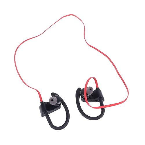 Bluetooth-Kopfhörer, Kabellose Ohrhörer, Sport-Nackenbügel, Kabellose Headsets, Schweißfestes Deep-Bass-Headset, HiFi-Stereo-Deep-Bass-Bluetooth 5.0-Ohrhörer für Sport, (Rot) von Bewinner