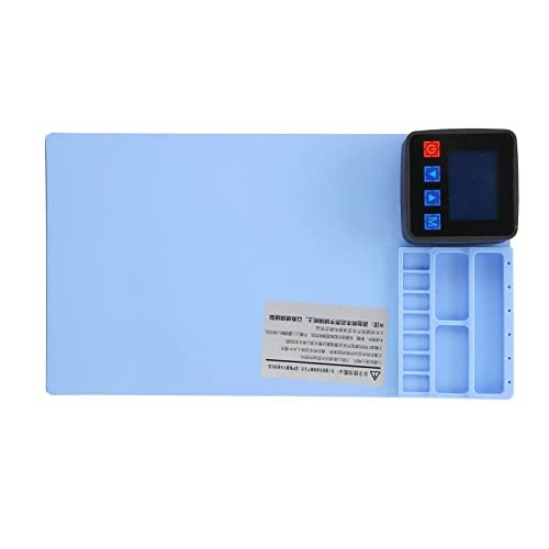 CPB Heizkissen, LCD Bildschirmtrenner Heizplatte für Smartphone/Tablet, Maschinenreparaturwerkzeuge, 10 °C Bis 120 °C(Blau) von Bewinner