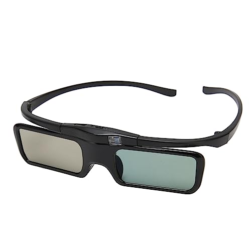 DLP LINK 3D-Brille, Professionelles HD-Objektiv, 1080P 3D Active Shutter-Brille für DLP LINK 3D-Projektoren, Tragbare 3D Active Shutter-Brille von Bewinner