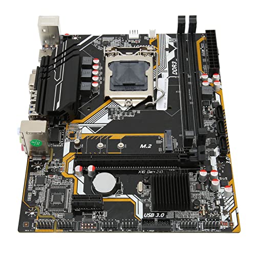 Desktop-PC-Motherboard, DDR3-Motherboard für, B85AL DDR3-Mainboard Dual Channel, 3-Phasen-Netzteil ATX-Mainboard, PC-Gaming-Motherboard für i3-, i5-, I7-CPU von Bewinner