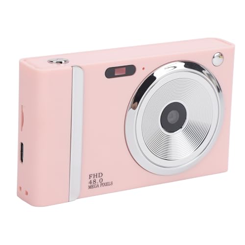 Digitalkamera, 1080P 44MP Kameras für Fotografie, 750 MAh Kinder-Digitalkamera mit 2,8-Zoll-IPS-Bildschirm 16-fachem Zoom Anti-Shake für Kinder, Studenten, Kinder, Teenager, (Rosa) von Bewinner