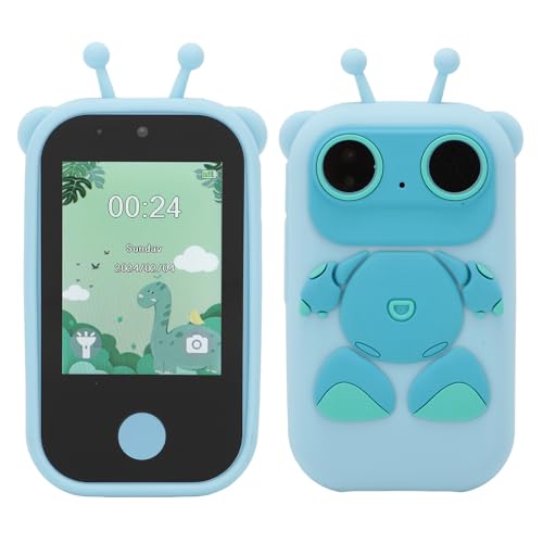 Digitalkamera – MP3-Player, 1080P 48 MP Kinderkamera, 2,8 Zoll IPS-Touchscreen, Digitale Point-and-Shoot-Kamera für Jungen, Mädchen, Kinder, Tragbare Kinder-Selfie-Kamera (Blue) von Bewinner