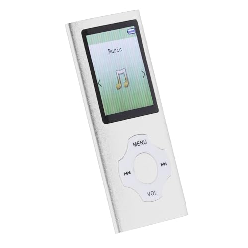 MP3-Player mit Bluetooth 5.0, Tragbarer Digitaler Musik-MP3-MP4-Player mit Integriertem Lautsprecher, 1,8-Zoll-Bildschirm, Sprachaufzeichnung, Unterstützt die Erweiterung auf Bis von Bewinner