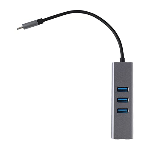 USB3.0-Hub mit Ethernet-Anschluss, Multi-USB-Hub-Expander, USB-Splitter mit 3 USB-Anschlüssen, Störungsfrei für Telefon, Laptop, Tablet-PC von Bewinner