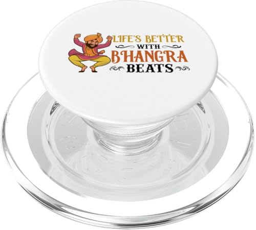 Indischer Bhangra Tanz PopSockets PopGrip für MagSafe von Bhangra Tanz Designs