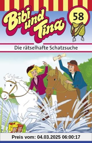 Bibi und Tina 58. Die rätselhafte Schatzsuche [Musikkassette] [Musikkassette] von Bibi und Tina