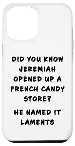 Funny Clean Bible Character Humor – Jeremiah Opened Store Hülle für iPhone 12 Pro Max Funny Clean Bible Character Humor – Jeremiah Opened Store Hülle für iPhone 12 Pro Max von Bible Character Funny Faith Humor