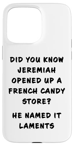 Funny Clean Bible Character Humor – Jeremiah Opened Store Hülle für iPhone 15 Pro Max Funny Clean Bible Character Humor – Jeremiah Opened Store Hülle für iPhone 15 Pro Max von Bible Character Funny Faith Humor