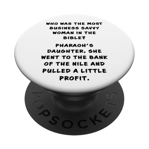 Funny Clean Bible Character Humor – Moses Profit Joke PopSockets Klebender PopGrip Funny Clean Bible Character Humor – Moses Profit Joke PopSockets Klebender PopGrip von Bible Character Funny Faith Humor