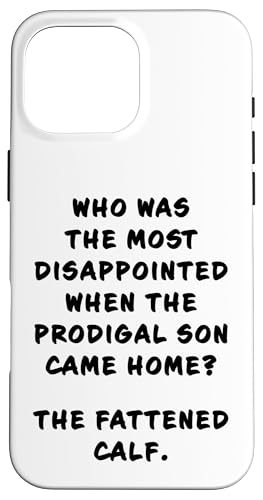Funny Clean Bible Character Humor – Prodigal Son Disappoints Hülle für iPhone 16 Pro Max Funny Clean Bible Character Humor – Prodigal Son Disappoints Hülle für iPhone 16 Pro Max von Bible Character Funny Faith Humor