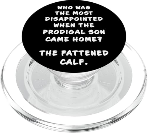 Funny Clean Bible Character Humor – Prodigal Son Disappoints PopSockets PopGrip für MagSafe Funny Clean Bible Character Humor – Prodigal Son Disappoints PopSockets PopGrip für MagSafe von Bible Character Funny Faith Humor