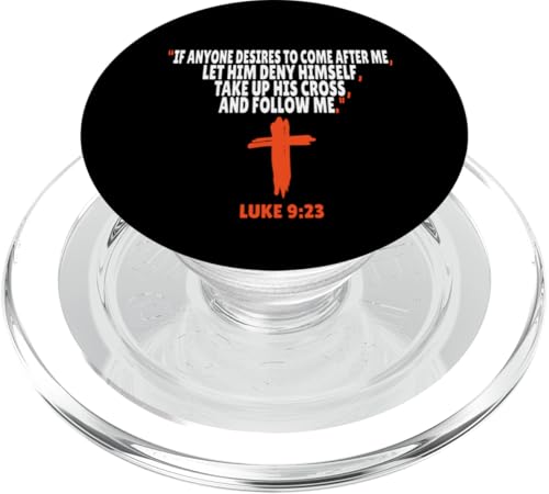 Luke 9:23 Bibelversen Schrift PopSockets PopGrip für MagSafe von + Bible Rise +