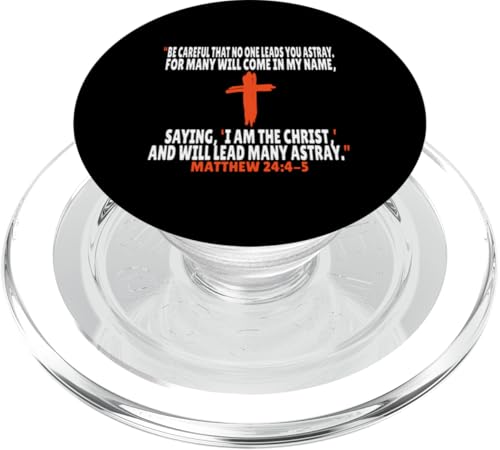 Matthäus 24:4-5 Bibelversen Schrift PopSockets PopGrip für MagSafe von + Bible Rise +