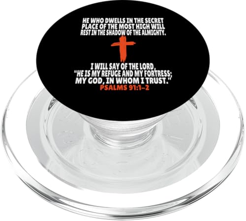 Psalms 91:1-2 Bibelversen Schrift PopSockets PopGrip für MagSafe von + Bible Rise +