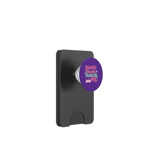 „Forever In My Bookish Era Book Lover“ -T-Shirt PopSockets PopWallet für MagSafe von Bibliophile Book Lovers Book Blogger Tees