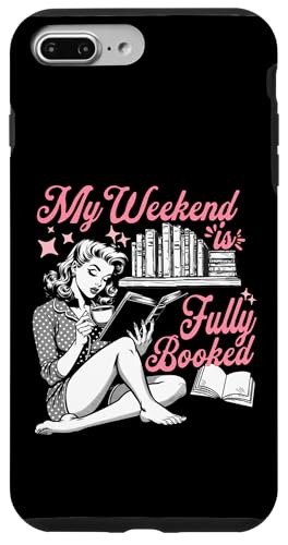 Hülle für iPhone 7 Plus/8 Plus Mein Wochenende ist ausgebucht Retro Book Lover Tee von Bibliophile Book Lovers Book Blogger Tees