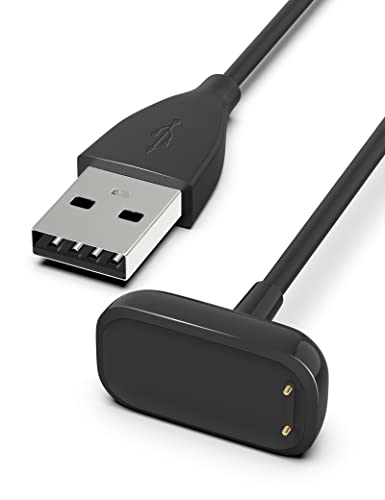 Bicmice 1M ladekabel Kompatibel mit Fitbit charge 5/Luxe/Luxe Special Edition Aktivitäts-Tracker Ladegerät,Magnetisches USB Ladestation Kabel für Fitbit charge 5/Luxe Fitness Tracker von Bicmice