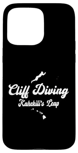 Hülle für iPhone 15 Pro Max Kahekili's Leap Cliff Diving Dive Lanai City Hawaii HI von Big Bs Graphic Art and Design