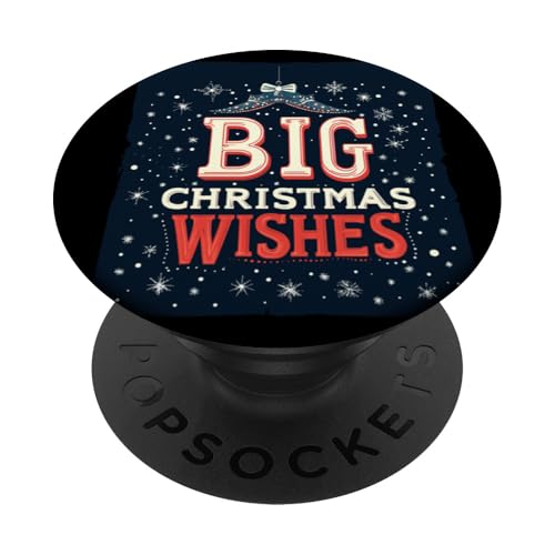 Große Weihnachtswünsche und Feiertagsstimmung PopSockets Klebender PopGrip von Big Christmas Wishes