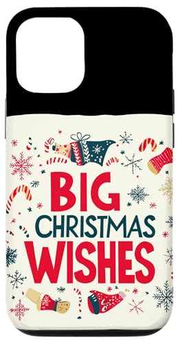 Hülle für iPhone 12/12 Pro Senden Sie große Weihnachtswünsche für Erwachsene und Kinder auf Ihre Art von Big Christmas Wishes