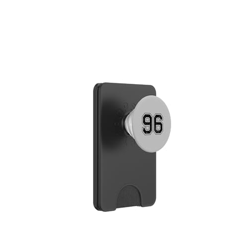 Nummer 96 PopSockets PopWallet für MagSafe von Big numbers, large varsity style number gifts