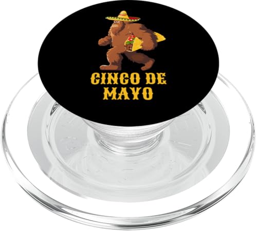 Bigfoot Taco Cinco De Mayo - Mexikanisches Sasquatch Festival PopSockets PopGrip für MagSafe von Bigfoot Taco Cinco De Mayo