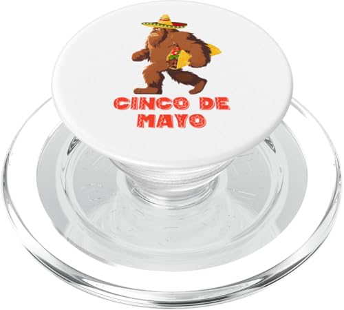 Bigfoot Taco Cinco De Mayo - Mexikanisches Sasquatch Festival PopSockets PopGrip für MagSafe von Bigfoot Taco Cinco De Mayo