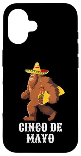 Hülle für iPhone 16 Bigfoot Taco Cinco De Mayo - Mexikanisches Sasquatch Festival von Bigfoot Taco Cinco De Mayo