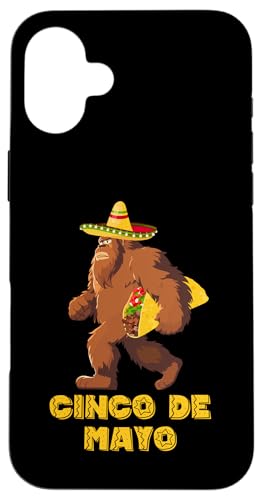 Hülle für iPhone 16 Plus Bigfoot Taco Cinco De Mayo - Mexikanisches Sasquatch Festival von Bigfoot Taco Cinco De Mayo