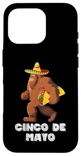 Hülle für iPhone 16 Pro Bigfoot Taco Cinco De Mayo - Mexikanisches Sasquatch Festival von Bigfoot Taco Cinco De Mayo