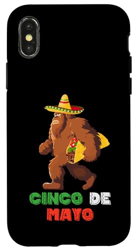 Hülle für iPhone X/XS Bigfoot Taco Cinco De Mayo - Mexikanisches Sasquatch Festival von Bigfoot Taco Cinco De Mayo