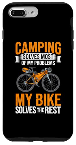 Hülle für iPhone 7 Plus/8 Plus Bikepacking Bike Lustiges Reiten Bikepack Touring von Bikepacking Bike