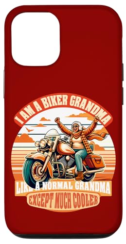 I Am A Biker Grandma Motorrad Zitat für Frauen Hülle für iPhone 12/12 Pro von Biker Grandma Shop