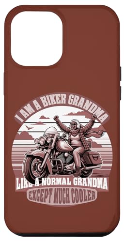 I Am A Biker Grandma Motorrad Zitat für Frauen Hülle für iPhone 12 Pro Max von Biker Grandma Shop