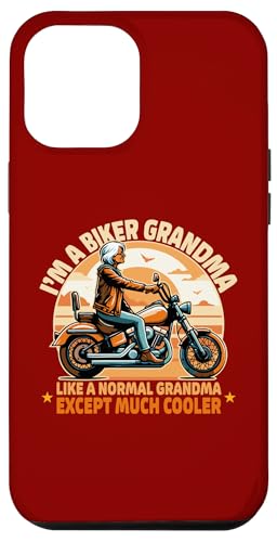 I Am A Biker Grandma Motorrad Zitat für Frauen Hülle für iPhone 12 Pro Max von Biker Grandma Shop