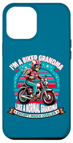 I Am A Biker Grandma Motorrad Zitat für Frauen Hülle für iPhone 12 Pro Max von Biker Grandma Shop