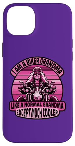 I Am A Biker Grandma Motorrad Zitat für Frauen Hülle für iPhone 14 Plus von Biker Grandma Shop