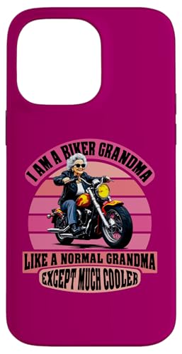 I Am A Biker Grandma Motorrad Zitat für Frauen Hülle für iPhone 14 Pro Max von Biker Grandma Shop